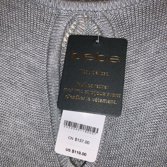 Bebe Holiday shimmer sweater dress. - Picture 6 of 7